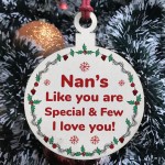 Special Gift For Nan Christmas Hanging Christmas Tree Decoration