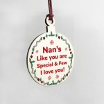 Special Gift For Nan Christmas Hanging Christmas Tree Decoration