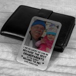 Best Grandparent Gift Personalised Photo Wallet Card Thank You