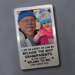 Best Grandparent Gift Personalised Photo Wallet Card Thank You