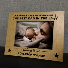 Personalised Photo Frame For Dads Birthday Christmas Present