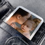 Christmas Gift For Mummy Personalised Metal Wallet Photo Card