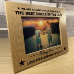 Best Uncle Personalised Photo Frame Thank You Birthday Christmas