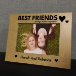 BEST FRIENDS Gift Personalised Photo Frame Friendship Gift