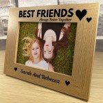 BEST FRIENDS Gift Personalised Photo Frame Friendship Gift