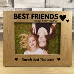 BEST FRIENDS Gift Personalised Photo Frame Friendship Gift