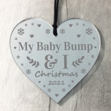 My Baby Bump Christmas Bauble Mum Mummy To Be Gifts 