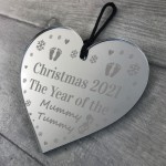 Christmas Mummy Mum To Be Bauble Gift For New Mum Baby 