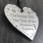 Christmas Mummy Mum To Be Bauble Gift For New Mum Baby 