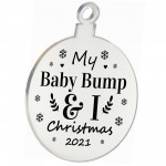 My Baby Bump And I Christmas Decoration Christmas Gift