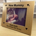 1st Mothers Day Gift For Mum Personalised Photo Frame New Baby