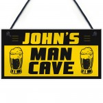 PERSONALISED Man Cave Decor Signs Novelty Bar Games Room