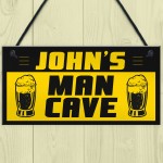 PERSONALISED Man Cave Decor Signs Novelty Bar Games Room