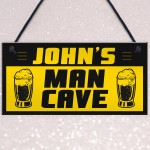 PERSONALISED Man Cave Decor Signs Novelty Bar Games Room