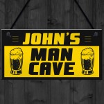 PERSONALISED Man Cave Decor Signs Novelty Bar Games Room