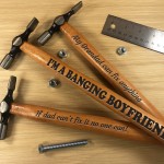 Funny JOKE Christmas Birthday Gift For Boyfriend Engraved Hammer