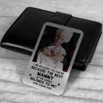Novelty Gift For Nanny Birthday Christmas Personalised Card