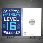 16th Birthday Gamer Card For Son Brother Gaming Theme Birthday