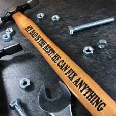 Dad Fix It Novelty Engraved Hammer Gift For Dad Birthday