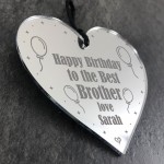 Best Brother Birthday Gift Personalised Engraved Heart Gift