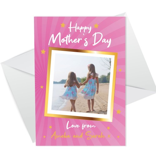 Happy Mothers Day Card Personalised Photo Special Card For Mum