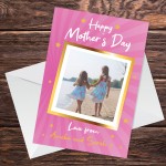 Happy Mothers Day Card Personalised Photo Special Card For Mum