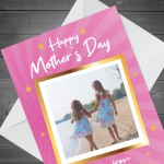 Happy Mothers Day Card Personalised Photo Special Card For Mum