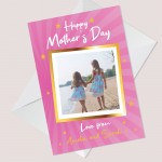 Happy Mothers Day Card Personalised Photo Special Card For Mum