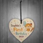 First Birthday Gift Personalised Gift For Daughter Son Heart