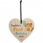 First Birthday Gift Personalised Gift For Daughter Son Heart