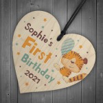 First Birthday Gift Personalised Gift For Daughter Son Heart