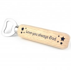 Novelty Dad Gift Wooden Bottle Opener Christmas Birthday Gift