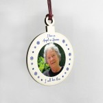 Personalised Angel In Heaven Christmas Memorial Bauble