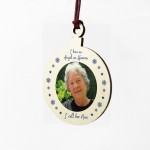 Personalised Angel In Heaven Christmas Memorial Bauble