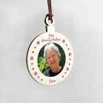 Personalised Heavenly Christmas Hanging Tree Bauble Mum Dad