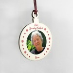 Personalised Heavenly Christmas Hanging Tree Bauble Mum Dad