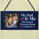 Personalised Dad Photo Plaque Gift For Dad Daddy Birthday Father