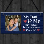 Personalised Dad Photo Plaque Gift For Dad Daddy Birthday Father