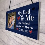 Personalised Dad Photo Plaque Gift For Dad Daddy Birthday Father