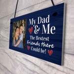 Personalised Dad Photo Plaque Gift For Dad Daddy Birthday Father