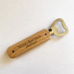 Worlds Best Uncle Wood Bottle Opener Personalised Birthday Xmas