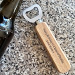 Birthday Gift For Daddy Personalised Bottle Opener Daddy Gift