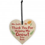 Thank You For Helping Me Grow Thank You Gift Personalised