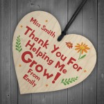 Thank You For Helping Me Grow Thank You Gift Personalised