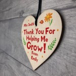 Thank You For Helping Me Grow Thank You Gift Personalised