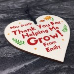 Thank You For Helping Me Grow Thank You Gift Personalised