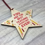 Teaching Assistant Gift Wooden Hanging Star Special Thank You Gi