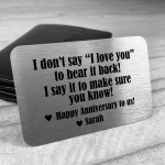 Anniversary Gifts For Boyfriend Girlfriend Personalised Card