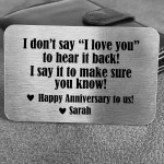 Anniversary Gifts For Boyfriend Girlfriend Personalised Card