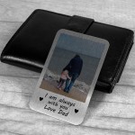 Memorial Gift For Dad Personalised Metal Card In Memory Gift